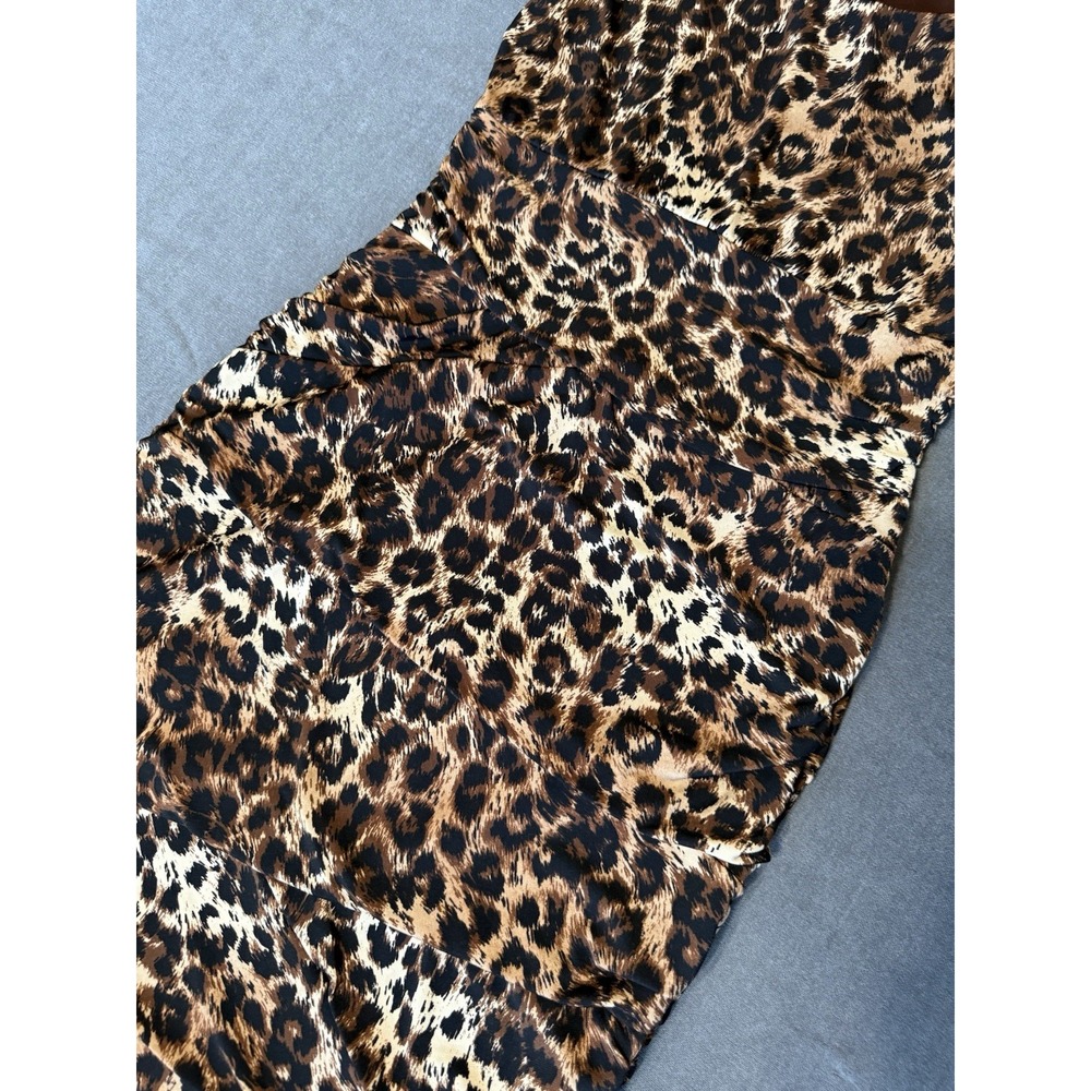 NWOT Rabbit Rabbit Rabbit Designs Leopard Print Dress Womens Size 6 Sleeveless - Picture 3 of 7